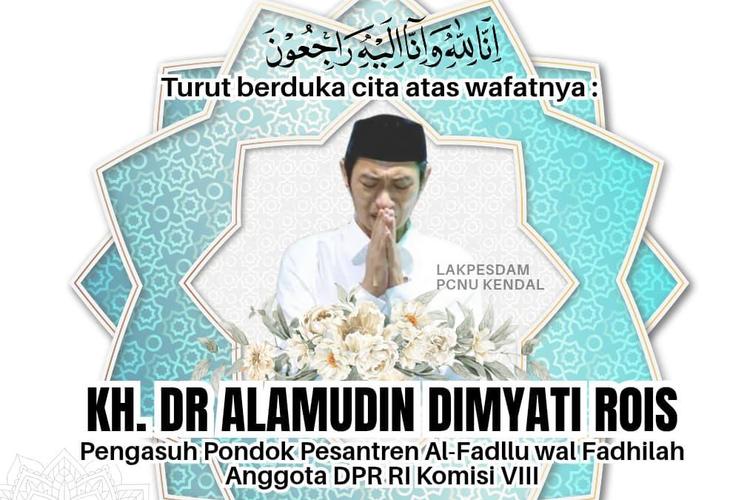 Anggota DPR RI Alamudin Dimyati Rois Telah Wafat