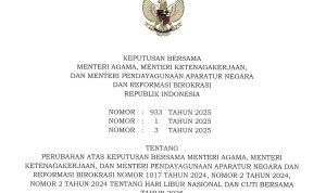 Cuti bersama 18 Agustus 2025