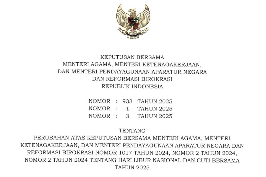 Cuti bersama 18 Agustus 2025