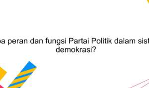 fungsi partai politik