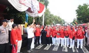 Jalan sehat HUT ke-80 RI