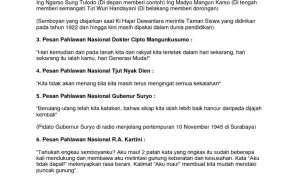 Mengenal Pesan Pahlawan Nasional: Ketulusan Berjuang untuk Negeri