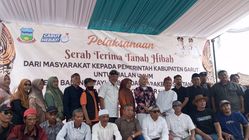 Warga Ciparay Sumbang Tanah untuk Pembangunan Garut