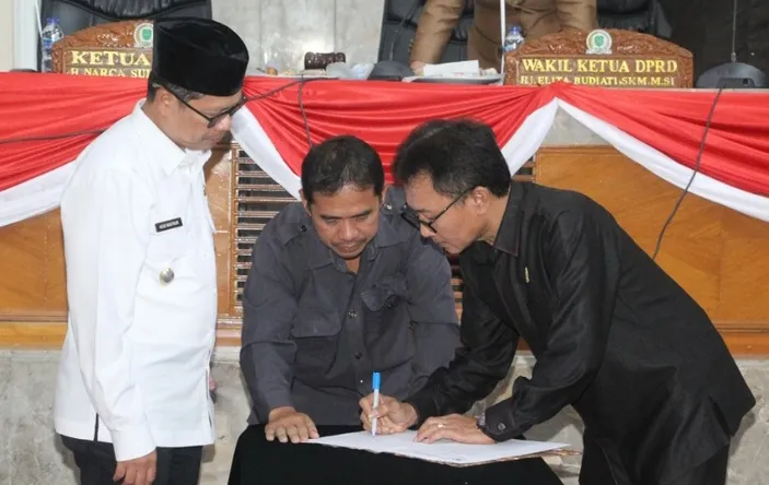 Audiensi APBD Watch, BK DPRD Subang: Belum Memenuhi Syarat Formil