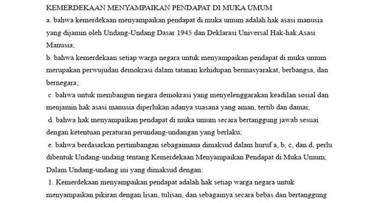 Sebutkan dan Jelaskan Dua Dasar Hukum Hak Kebebasan Berpendapat di Indonesia Sebutkan dan Jelaskan Dua Dasar Hukum Hak Kebebasan Berpendapat di Indonesia