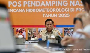 Presiden Prabowo Berada di Lokasi Banjir Saat Tahun Baru