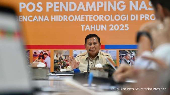 Presiden Prabowo Berada di Lokasi Banjir Saat Tahun Baru