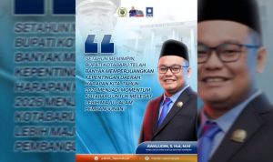 Satu Tahun Jabatan, Waket I DPRD Kotabaru Apresiasi Realisasi Program