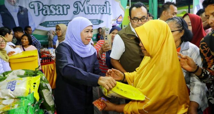 Gubernur Khofifah Pastikan Pasar Murah Berlangsung Hingga Ramadan 2026