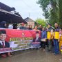 Anggota DPRD Fraksi Gerindra Deli Serdang Muhammad Dahnil Ginting Bantu Korban Banjir