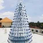 Unik 50kg Limbah Disulap jadi Pohon Natal di Kota Semarang