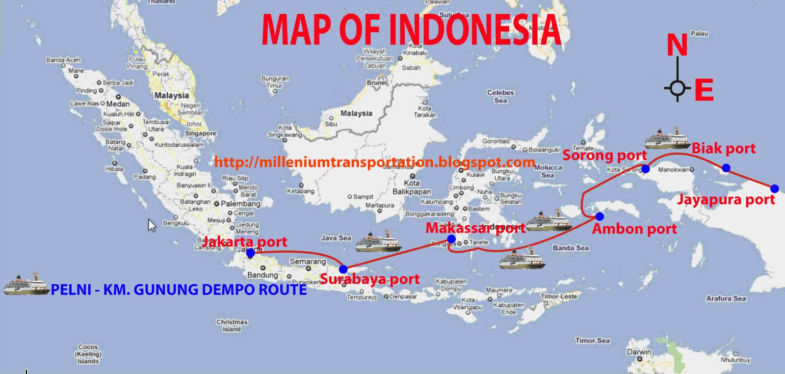 Jadwal Kapal Pelni untuk Rute Maluku dan Wilayah Barat, KM Gunung Dempo 28 Desember 2025 hingga 18 Januari 2026: Rute Terdekat Nabire dan Wasior