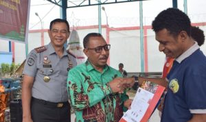 8 napi Lapas Narkotika Muara Sabak terima remisi Natal 2025