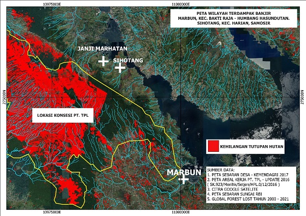 Desakan WALHI: 10 Ribu Hektare Hutan Hilang Akibat Banjir Sumut