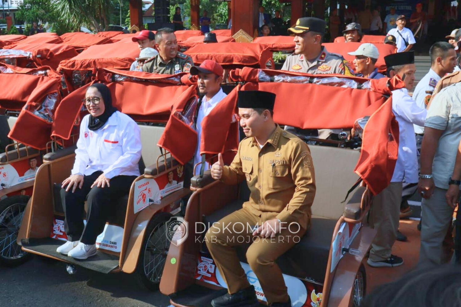 Pelatihan Becak Listrik untuk Ratusan Tukang Becak di Tulungagung