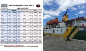 Jadwal Pelayaran Kapal KM Sabuk Nusantara 84 di Wilayah Sulawesi Tenggara
