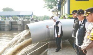 Pemkab Lamongan Percepat Penanganan Banjir dengan Optimalkan Penggunaan Pompa Air