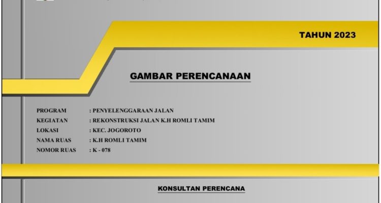 Prioritaskan Jalan Mojolegi–Panglungan, DPUPR Jombang Mulai Lelang Proyek Awal 2026