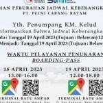 Jadwal Operasional Kapal KM Kelud untuk Rute Kepulauan Riau dan Jakarta