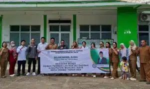 Kunjungan Reses Ketua Komisi I DPRD Kabupaten Murung Raya ke Puskesmas Desa Datah Kotou