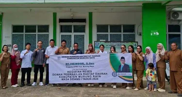 Kunjungan Reses Ketua Komisi I DPRD Kabupaten Murung Raya ke Puskesmas Desa Datah Kotou