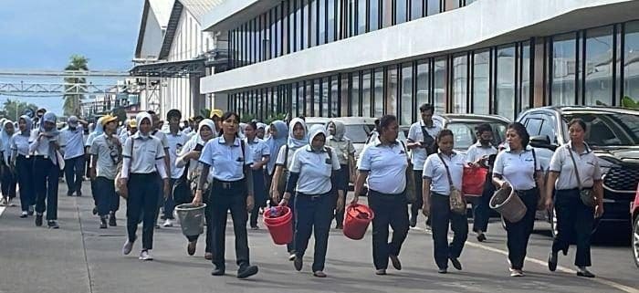 Audiensi Forum Peduli Buruh dengan DPRD Sukoharjo