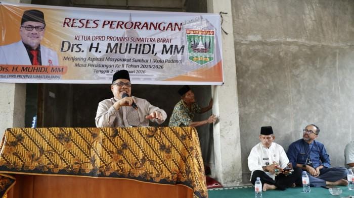 Ketua DPRD Sumbar Muhidi Turun Langsung ke Kuranji Pasca-Bencana