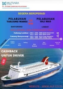 Jadwal dan Informasi Pelayaran Kapal Laut Rute Lombok-Banyuwangi