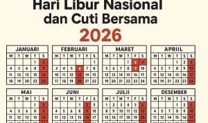 SKB 3 Menteri Jadwal Libur Nasional dan Cuti Bersama Tahun 2026