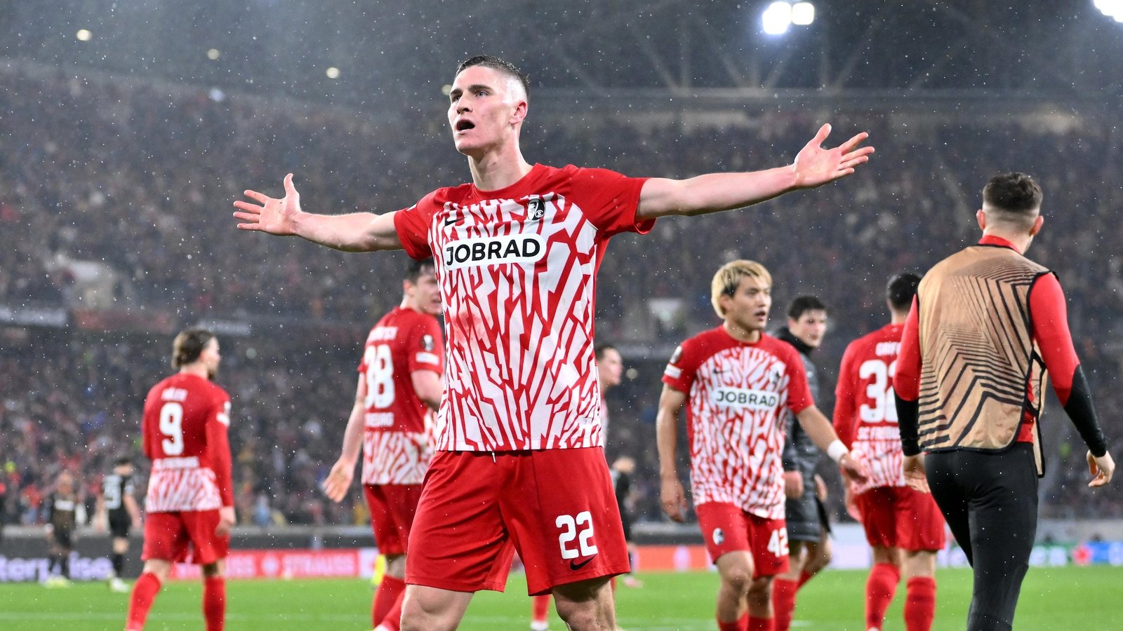 sport club freiburg v rc lens knockout round play offs second leg uefa europa league 2023 24